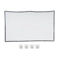 thumbnail image 1 of colcolo 16:9 Foldable Projection Screen Washable Compact Accessories Portable with Hooks 84inch, 1 of 8
