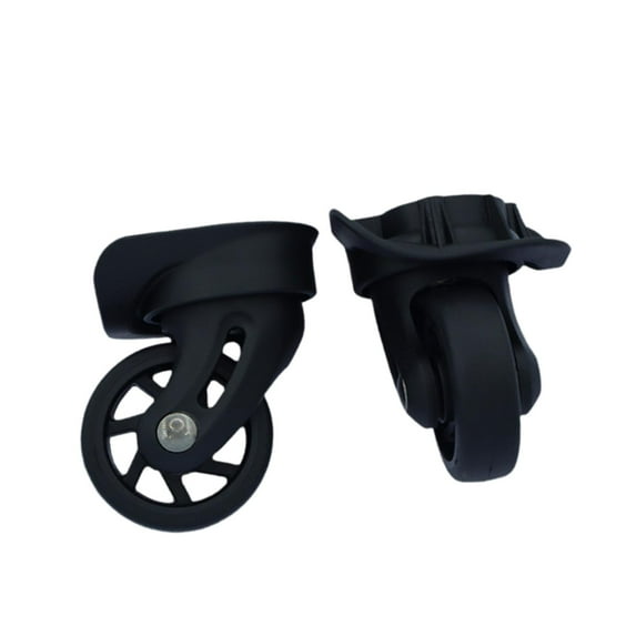 colcolo 2 Pieces Luggage Replacement Wheels 360 Rotation for Shopping Carts Trolleys