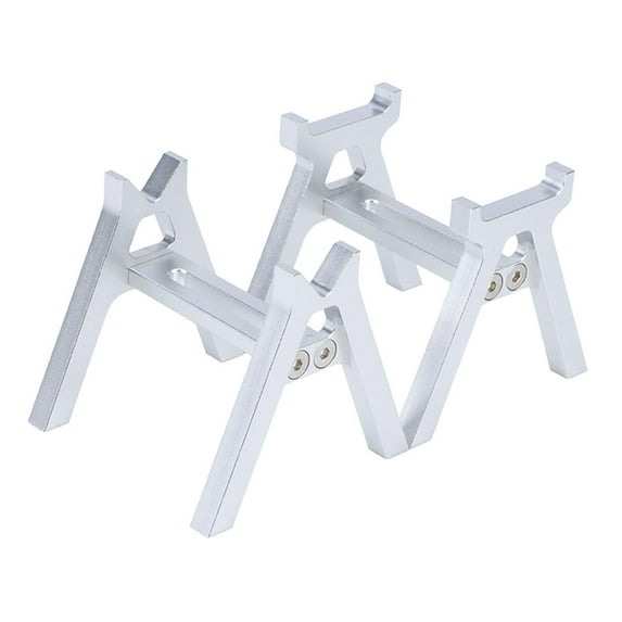 colcolo 2 Pieces RC Car Work Stand Compact Professional Aluminum Alloy for 1/18