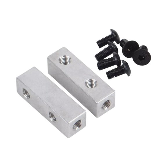 colcolo 2 Pieces RC Servo Mount with Screws DIY Accessory for 1:10 CW01 RC Car Model argent