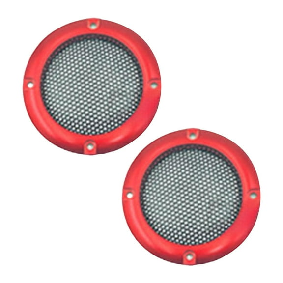 colcolo 2 Pieces Speaker Grill Covers Round Sturdy Subwoofer for Home Speaker 2 in