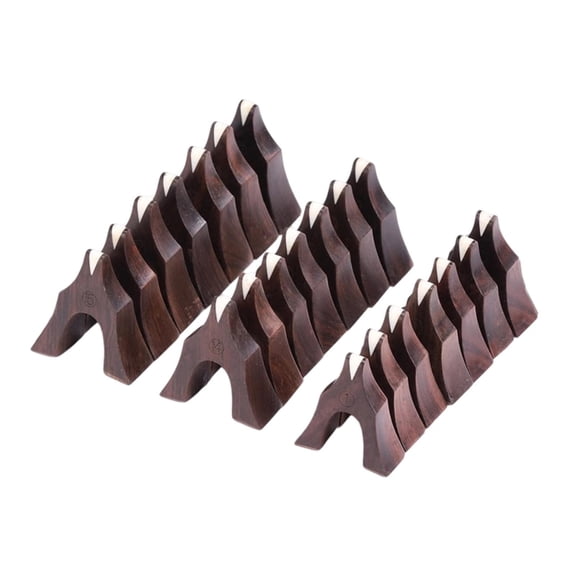 colcolo 21 Pieces Guzheng Bridges Instrument Parts Lightweight Wooden Support Pillar