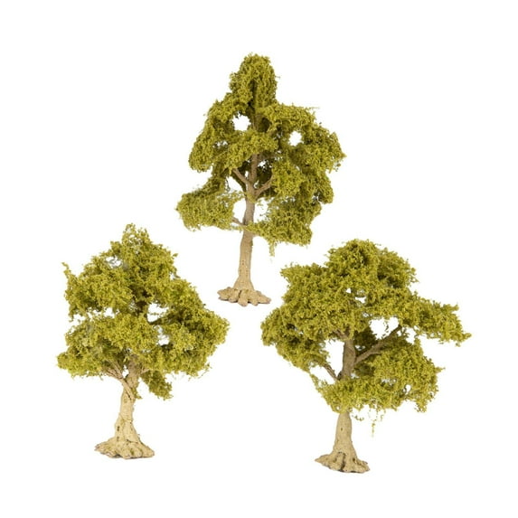 colcolo 3 Pieces Miniature Trees for Sand Table DIY Scenery Landscape Diorama Layout deciduous tree