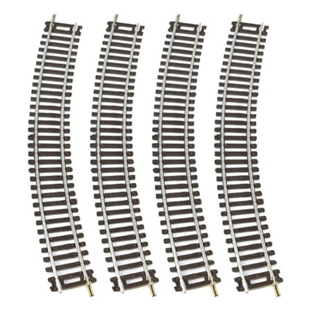 colcolo 4 Pieces HO Scale Track Game Model Train Track for 1:87 Classroom Gatherings 25cmx2.8cm