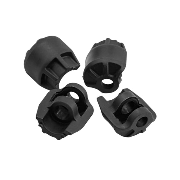 colcolo 4 Pieces Shock Cap Protector Guards 1:8 Replace Model black
