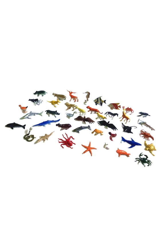 40x Animal Figurines Collectible Gift Simulation Animals for Girls Boys Kids