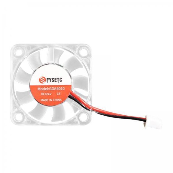 colcolo 5x3D Printer Fan LED Cooling Fan Replace Hydraulic Bearing Fan for Maintenance 4010 24V