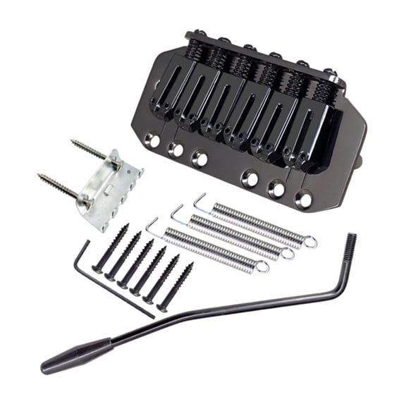 colcolo 89mm Guitar Tremolo Bridge for s Electric Guitar ed Tailpiece black