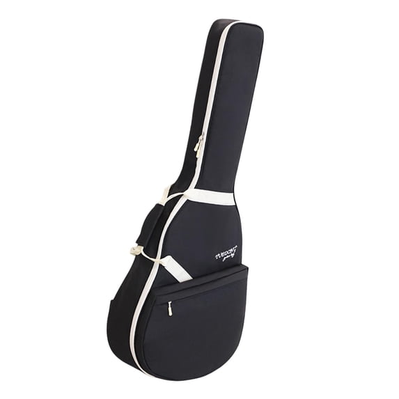 colcolo Acoustic Guitar Bag with Carrying Handle Professional Waterproof Guitar Case black white