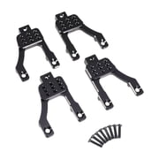 colcolo Aluminum Alloy Front Rear Shock Mounts RC Car Parts for 1/12 MN128 MN86 Black