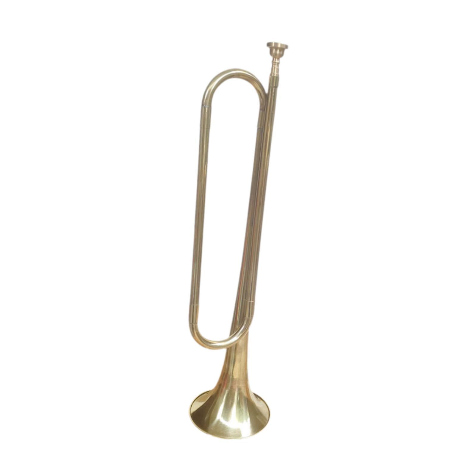 colcolo C Flat Bugle Brass Bugle Classic Trumpet Brass for Beginner Cavalry Children