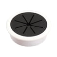 thumbnail image 1 of colcolo Cable Hole Cover Desktop Equipment Flexible Desk Grommet for Office PC Desk Black White, 1 of 8