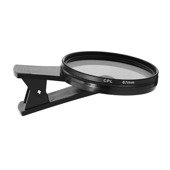 colcolo Cell Phone Lens CPL Filter Circular Lightweight Accessories Portable Clip on 67mm