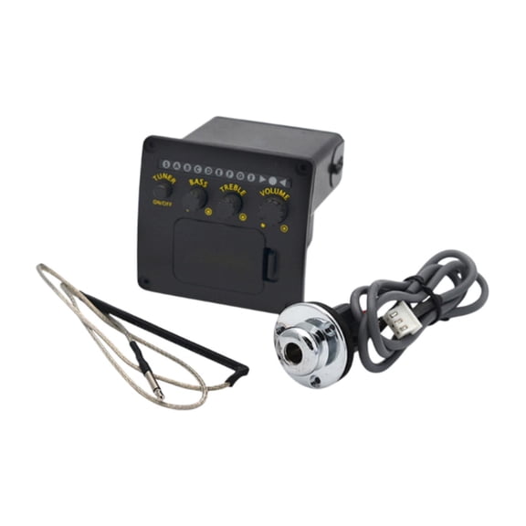 colcolo Folk Guitar Tuner Pickup Musical Instrument Accessories Components 6.35mm Audio
