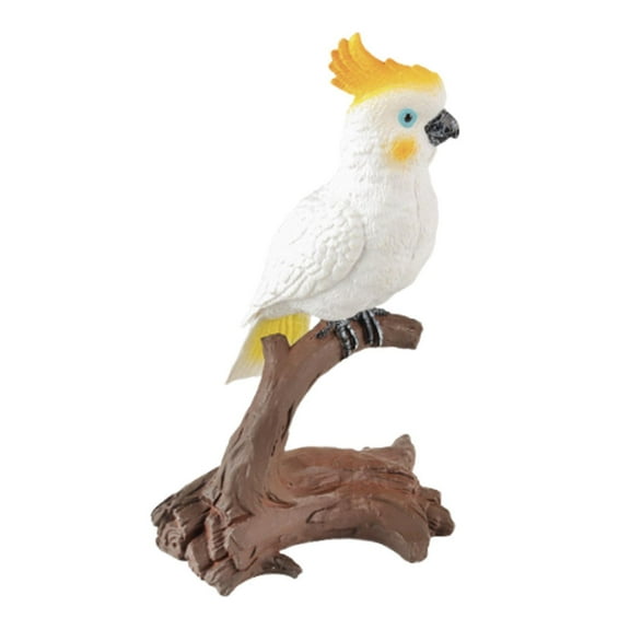 colcolo Parrot Figures Crafts Small Portable Versatile Use Educational Cognitive Toy for