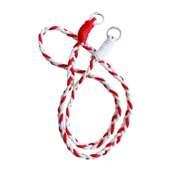 colcolo Phone Lanyard Crafts Crossbody Lanyard for MP3 MP4 Devices Phone Decorations White Red
