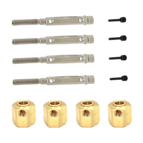 colcolo RC Car Hex Hubs Easy to Install Yk4082 4102 6061 Remote Control Car Combiner 4x4 Has Output Shaft