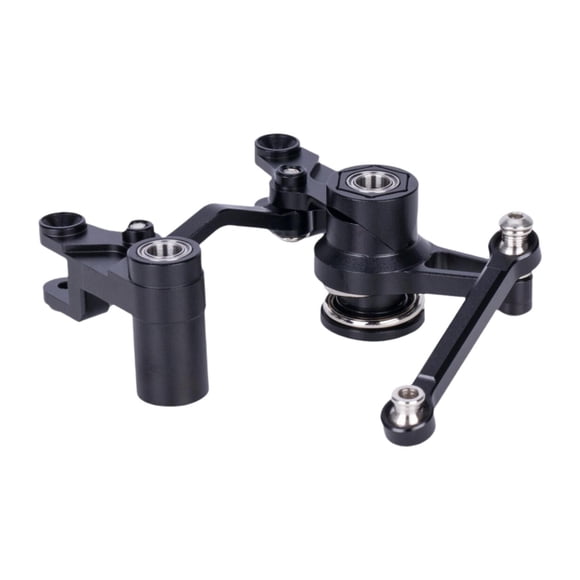 colcolo RC Car Steering Components Steering Components Professional DIY Modified Replacement RC Car Steering Assembly for 1:10 RC Car black