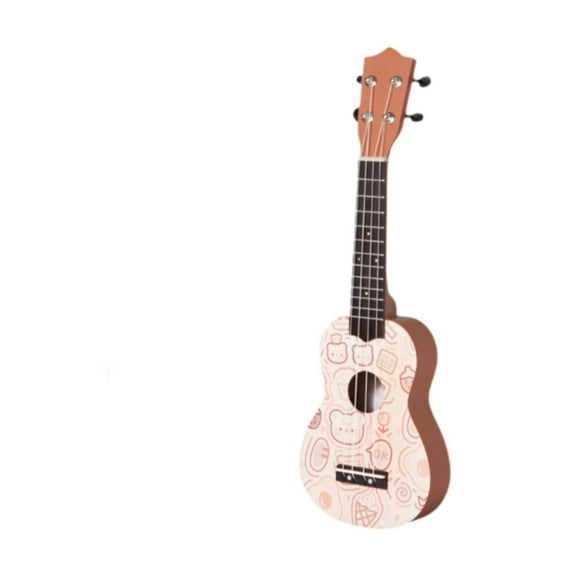 colcolo Wooden Ukulele for Beginners Musical Gifts Small Ukulele Children Boys Girls coffee