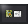 thumbnail image 1 of collage photo frame double mat with 2 - 4x5 openings and  black frame, 1 of 2
