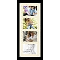 thumbnail image 1 of collage photo frame single mat with 4-5x7 openings and  black frame., 1 of 2