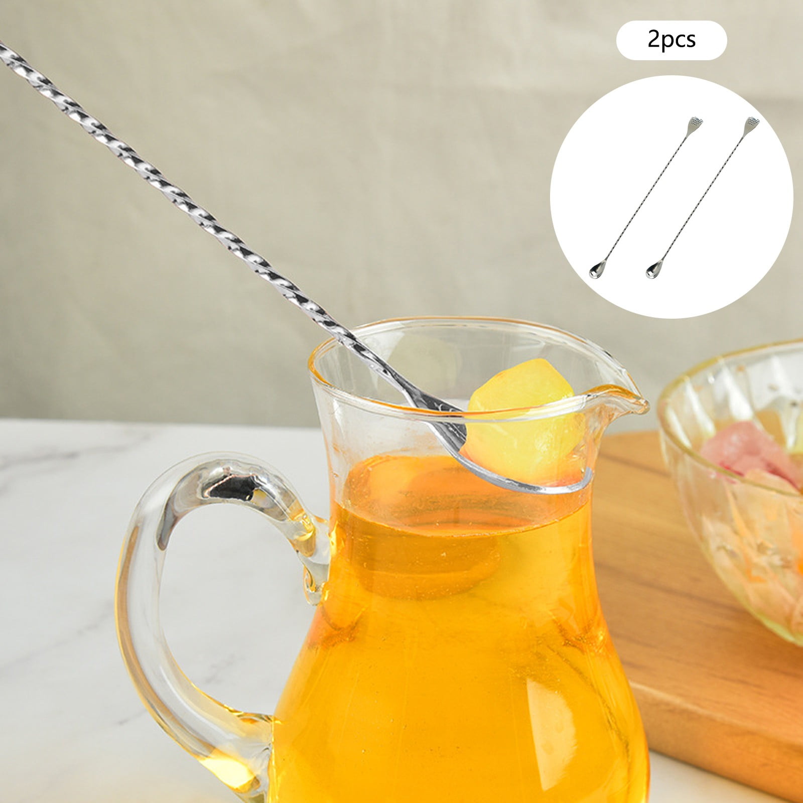 college kitchen essentials non breakable dinnerware dining dinnerware set 2PCS Spoon Mixing 304