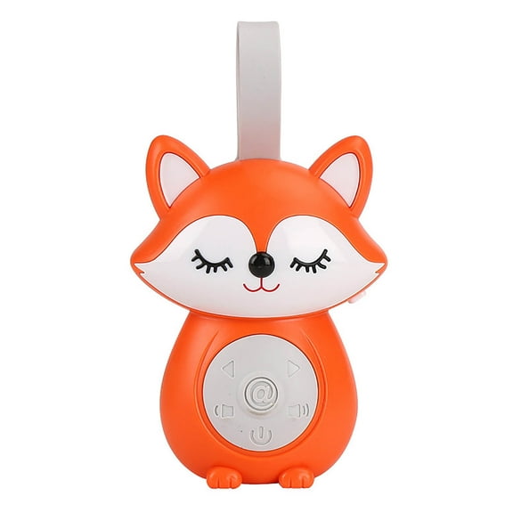 Baby Soothing Sleep Musical Toy Cute Fox Design Help Fall Asleep Easily Portable Sound Machine Comfort Companion For Infants Safe Material Calming Aid