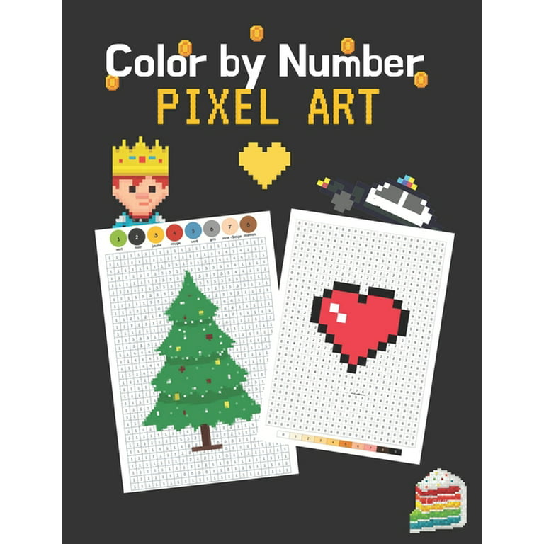 The Big Book of Color by Number for Kids : Pixel Art Coloring Book for Kids  and Educational Activity Books for Kids Ages 4-8 (70 Coloring Pages) by Mew  Press (2020, Trade