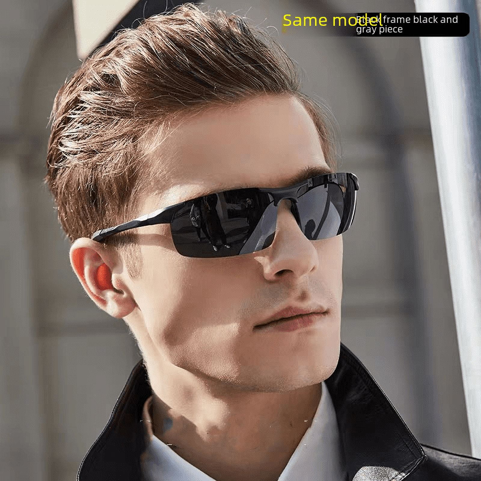 color changing polarized sunglasses aluminum magnesium half frame