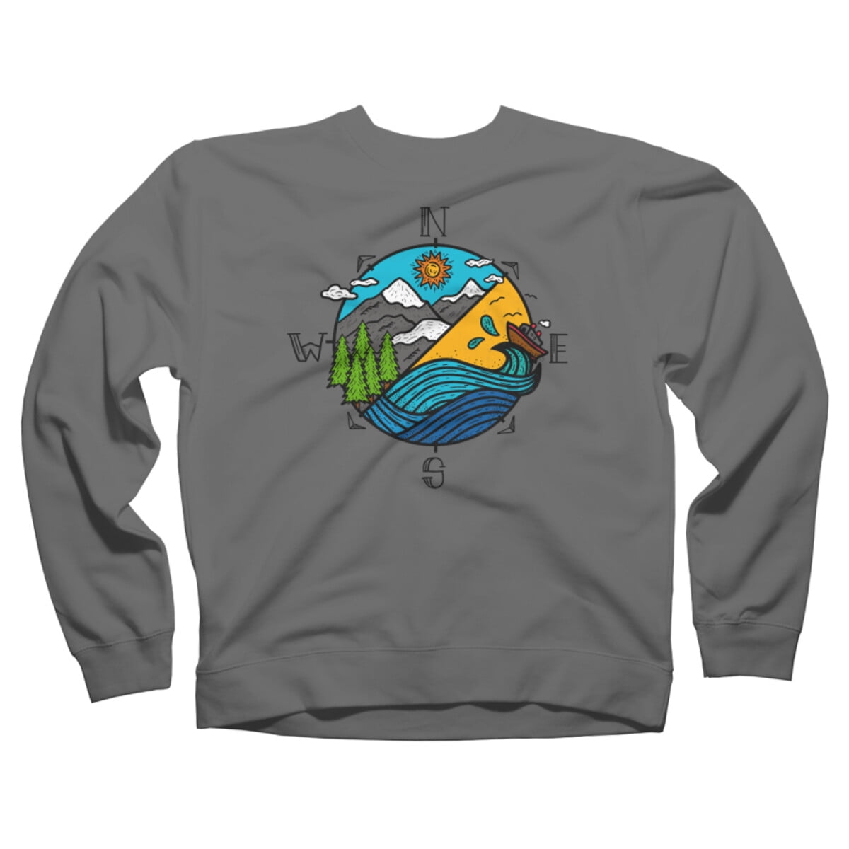スウェット・トレーナー [DRIFTOUT] HIJACKING MANCHESTER SWEAT SHIRTS [3 COLOR] 1200W-2738-Ash-0-