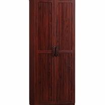 -colored 63" Kitchen Pantry Cabinet, 2-door With 5 Shelving And 2 Adjustable Shelves Living Room Pantry, For Storage