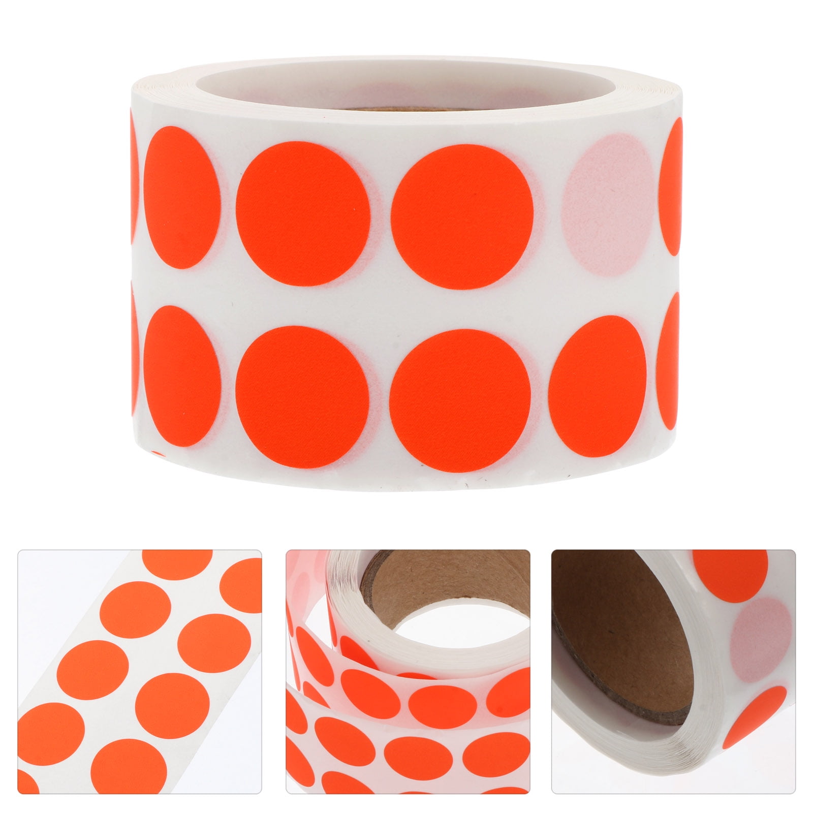colored dot stickers 1 Roll of Fluorescent Dot Stickers Selfadhesive