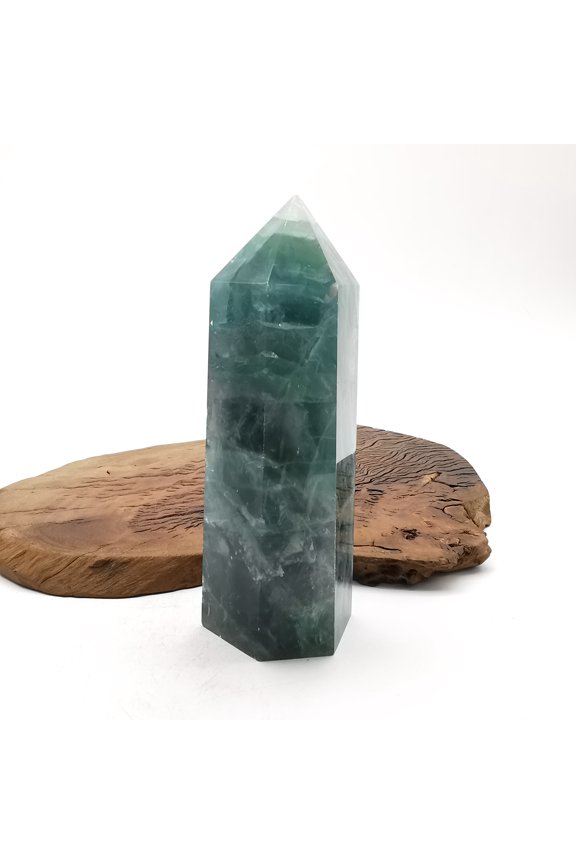 colored fluorite Crystal Towers ~ Natural Healing Crystal Point Obelisk for Reiki Healing and Crystal Grid 0.931kg