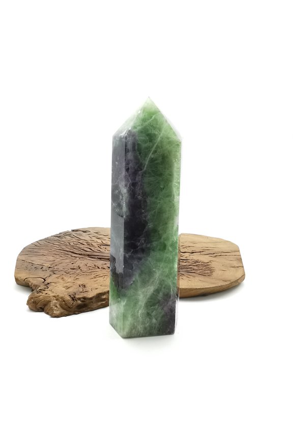 colored fluorite Crystal Towers ~ Natural Healing Crystal Point Obelisk for Reiki Healing and Crystal Grid 1.208kg