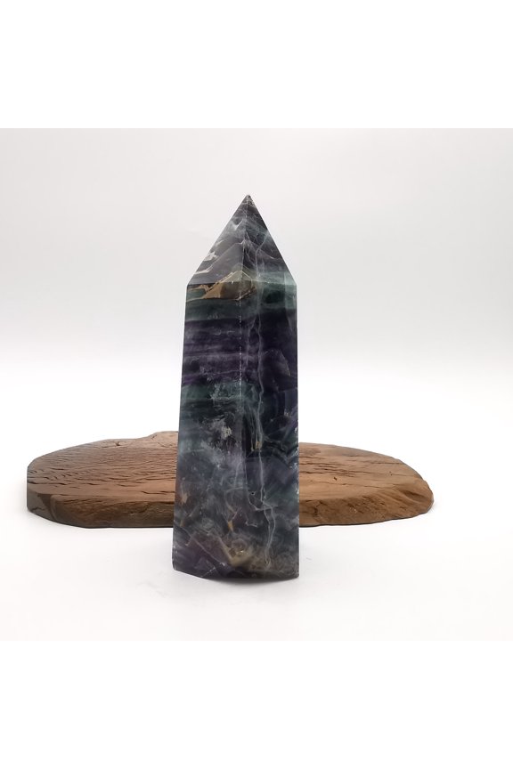 colored fluorite Crystal Towers ~ Natural Healing Crystal Point Obelisk for Reiki Healing and Crystal Grid 1.431kg