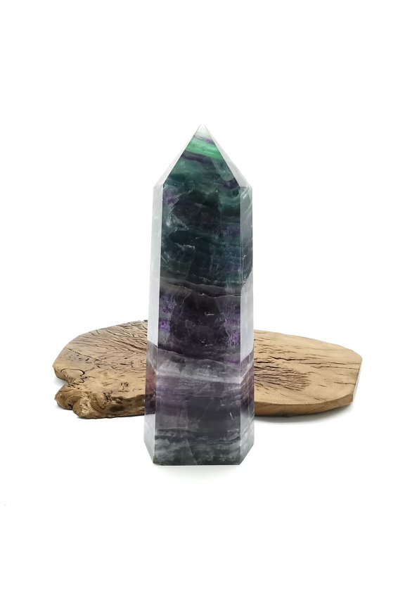 colored fluorite Crystal Towers ~ Natural Healing Crystal Point Obelisk for Reiki Healing and Crystal Grid 1.583kg