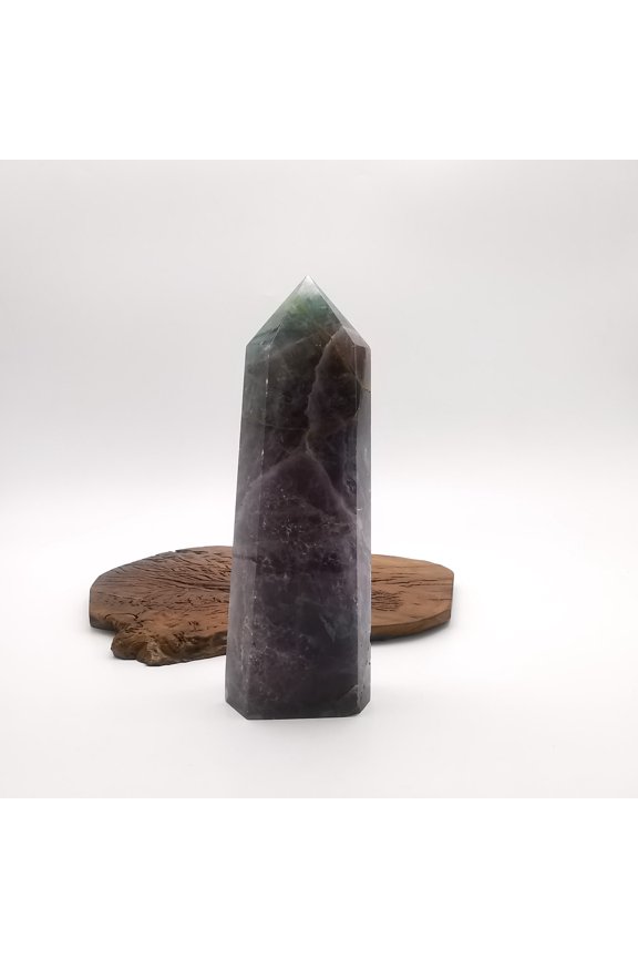 colored fluorite Crystal Towers ~ Natural Healing Crystal Point Obelisk for Reiki Healing and Crystal Grid 1.687kg