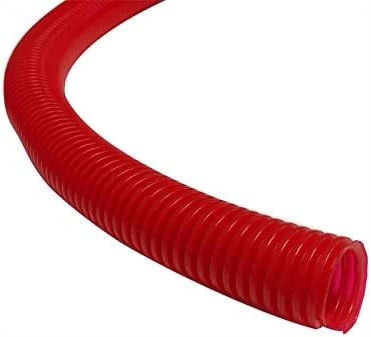 colored split wire loom tubing 1” inch 10 ft long red wire conduit