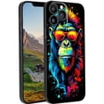 thumbnail image 1 of colorful-Bonobo Phone Case, Designed for iPhone 13 Pro Case Soft Silicon for women girls boys wife gift,Shockproof Phone Cover, 1 of 1