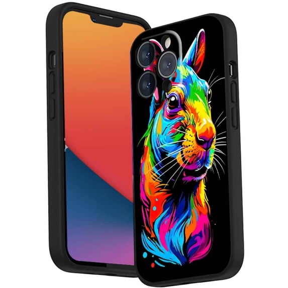 colorful-Coiban-Agouti Phone Case, Designed for iPhone 14 Pro Case Soft Silicon for women girls boys wife gift,Shockproof Phone Cover
