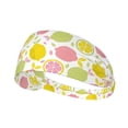 thumbnail image 1 of colorful Lemon cartoon Headbands for Women Men, Workout Elastic Sweat Band for Yoga Running Cycling Gym Exercise Non Slip Head Bands for Women's Hair, 1 of 5