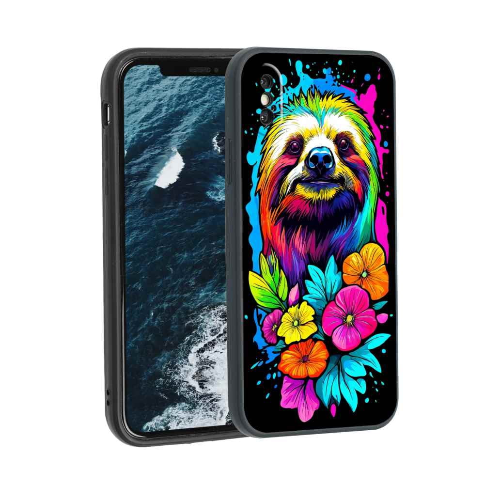 colorful-Linnaeus-s-Two-toed-Sloth-259 phone case for iPhone XS Max for ...