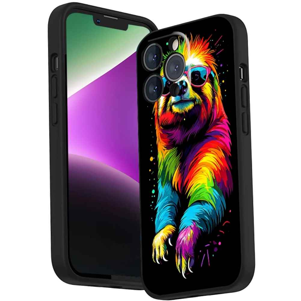 colorful-Linnaeus-s-Two-toed-Sloth phone case for iPhone 14 Pro Max for ...