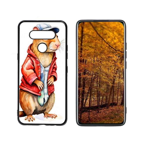 colorful-Orinoco-Agouti Phone Case, Designed for LG K51 Case Soft Silicon for women girls boys wife gift,Shockproof Phone Cover