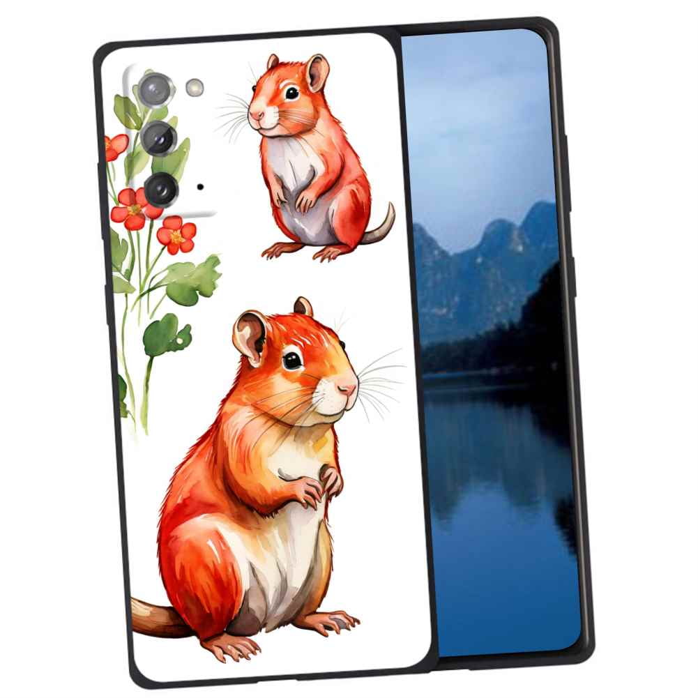 Colorful-red-rumped-agouti-451 Phone Case For Samsung Galaxy Note 20 5g 