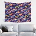 thumbnail image 1 of colorful SUV car Tapestry, Wall Tapestry Tapestry Wall Hanging, Tapestry Aesthetics for Bedroom Living Room College Dorm Decor, One Piece Tapestry(29" x 37"), 1 of 5