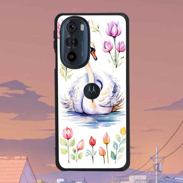 colorfulSwan515 phone case for Moto Edge+ (2022） for Women Men Gifts