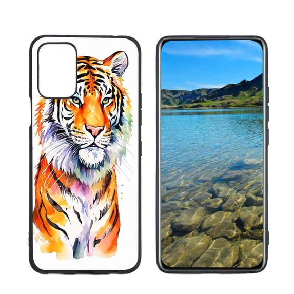 colorful-Tiger-532 Phone Case, Designed for LG K62 Case Soft Silicon for women girls boys wife gift,Shockproof Phone Cover
