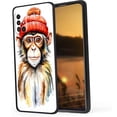 thumbnail image 1 of colorful-Toque-Macaque-531 Phone Case, Designed for Samsung Galaxy A51 4G Case Soft Silicon for women girls boys wife gift,Shockproof Phone Cover, 1 of 1