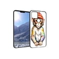 thumbnail image 1 of colorful-Toque-Macaque Phone Case, Designed for Google Pixel 4A 5G Case Soft Silicon for women girls boys wife gift,Shockproof Phone Cover, 1 of 1